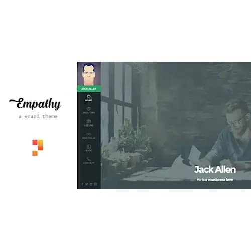 Empathy – A vCard WordPress Theme