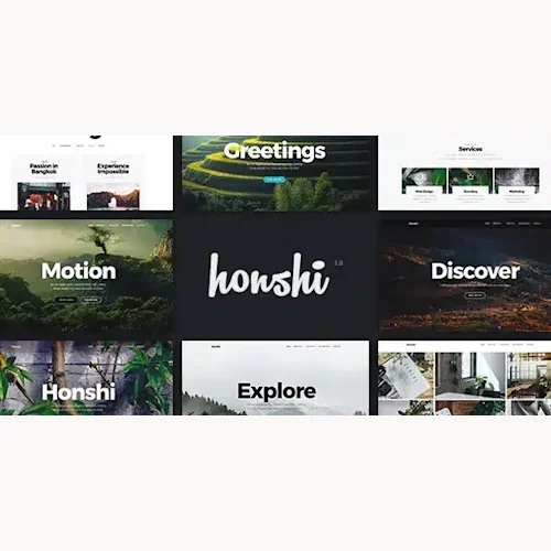 Honshi – WordPress Simple Portfolio Theme
