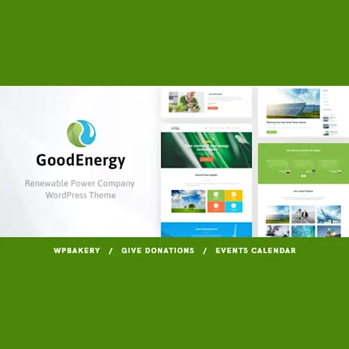 Good Energy – Ecology & Renewable Power Company WordPress Theme