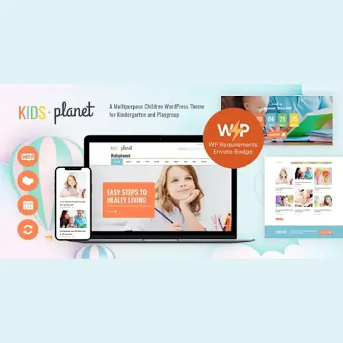 Kids Planet – Multipurpose Children WordPress Theme for Kindergarten