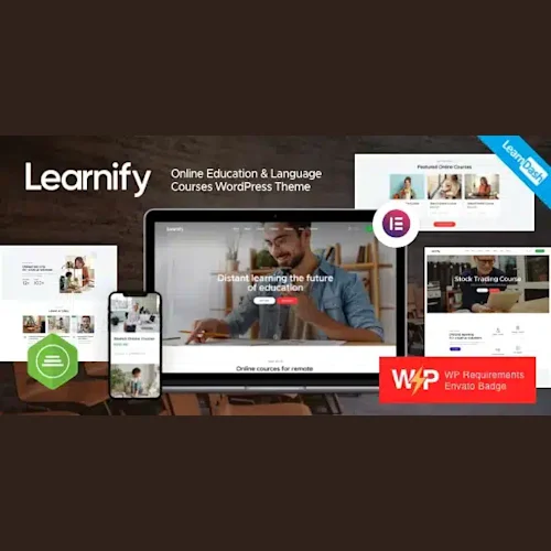 Learnify – Online Education Courses WordPress Theme
