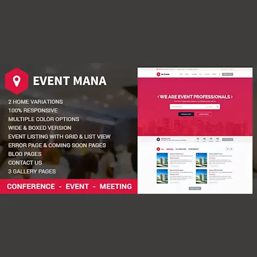 Event Management WordPress Theme