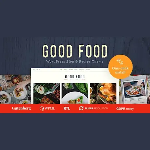 Good Food – Recipe Magazine & Culinary Blog Theme