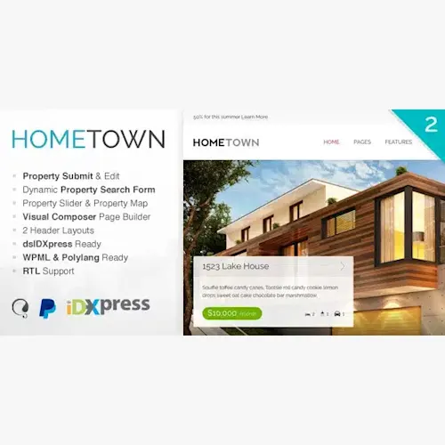 Hometown – Real Estate WordPress Theme