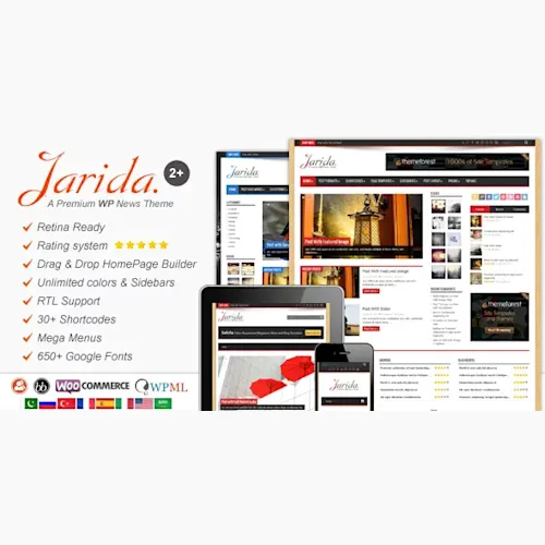 Jarida – Responsive WordPress News, Magazine, Blog