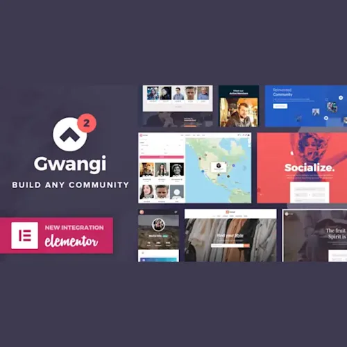 Gwangi PRO Membership Social Network BuddyPress Community Theme