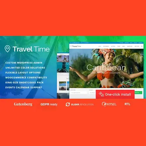 Travel Time – Tour and Hotel WordPress Theme