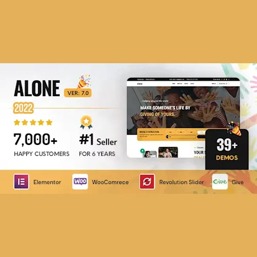 Alone – Charity Multipurpose Non-profit WordPress Theme