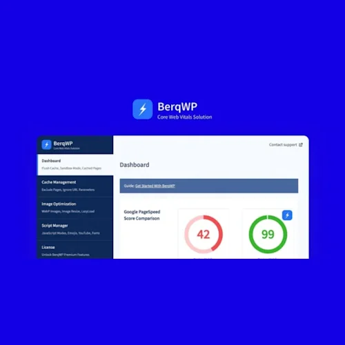 BerqWP Core Web Vitals & PageSpeed Optimization Plugin