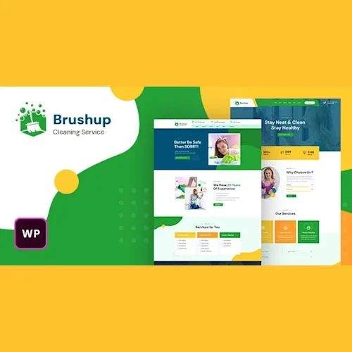 Brushup – Cleaning Service Company WordPress Theme