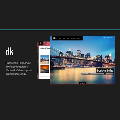 DK Photography WordPress Theme