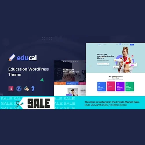 Educal - Online Courses & Education WordPress Theme with RTL Support
