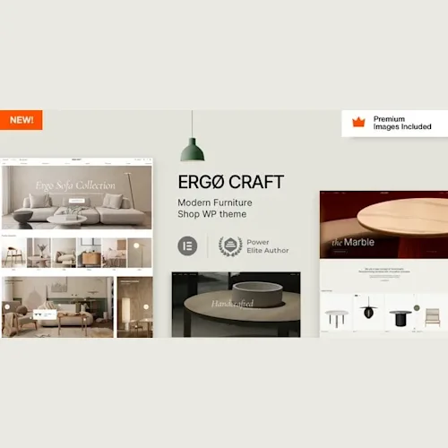 ErgoCraft – Furniture Shop WordPress Theme