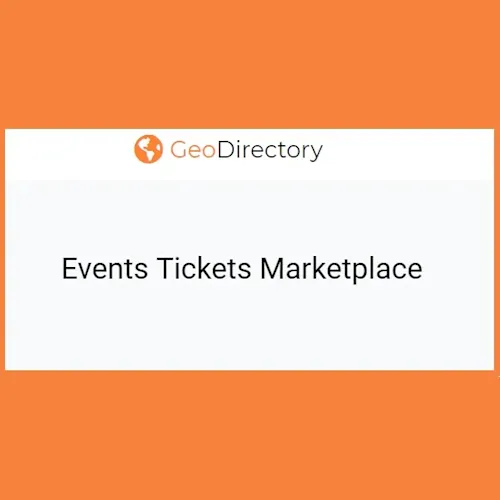GeoDirectory Events Tickets Marketplace