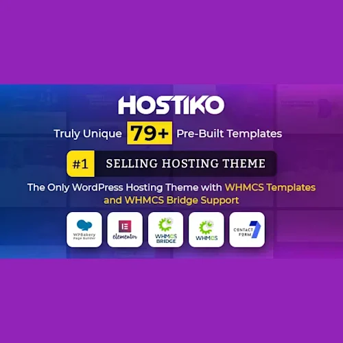 Hostiko WordPress WHMCS Hosting Theme