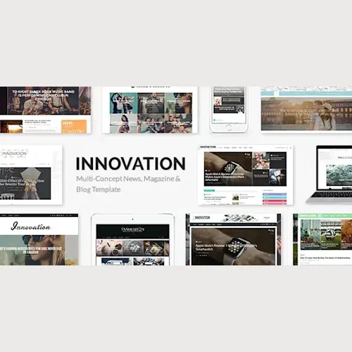 Innovation Multi-Concept News, Magazine & Blog Theme