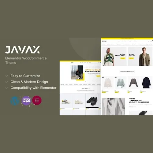 Javax - Elementor WooCommerce Theme