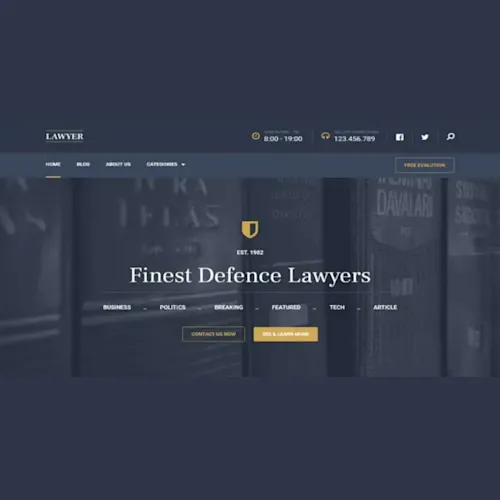 Lawyer WordPress Theme – MyThemeShop