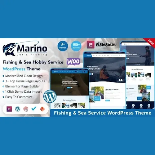 Marino - Fishing & Sea Hobby WordPress Theme