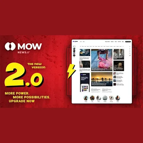 Mow – Blog & Magazine WordPress Theme