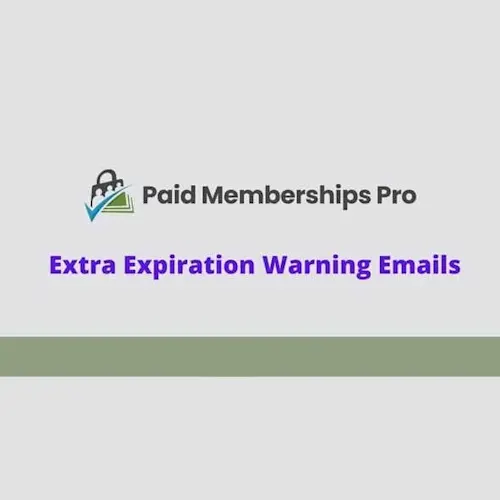 Paid Memberships Pro Extra Expiration Warning Emails Add On
