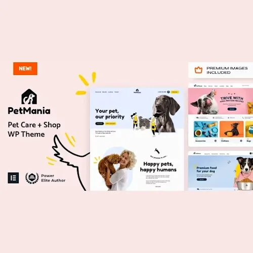 PetMania - Pet Care Shop WordPress Theme