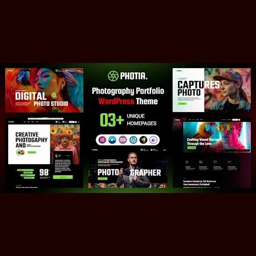 Photia Photography Portfolio WordPress Theme