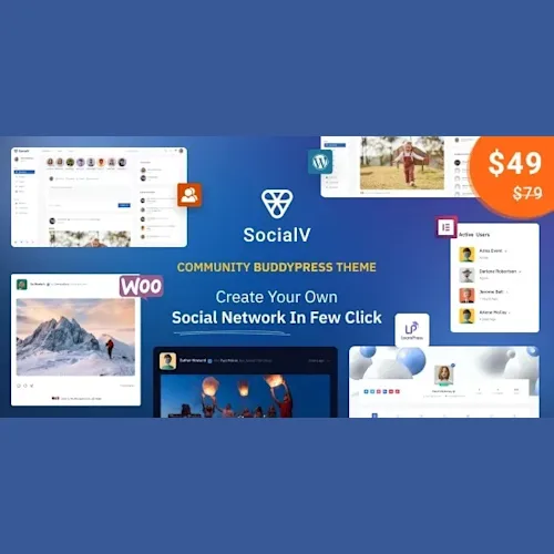 SocialV – Social Network and Community BuddyPress Theme