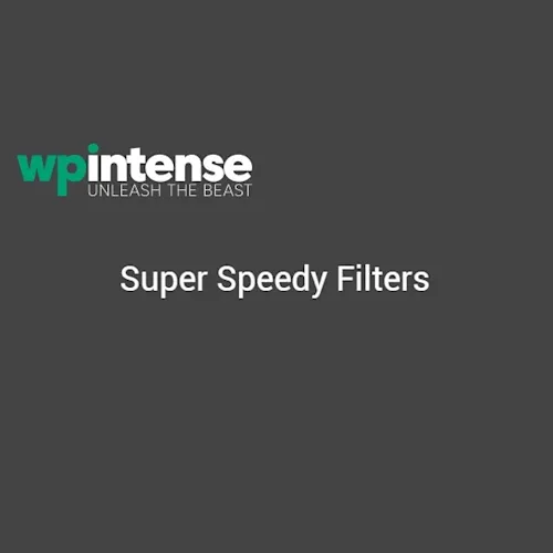 Super Speedy Filters by WP Intense