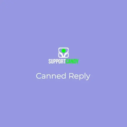 SupportCandy Canned Reply