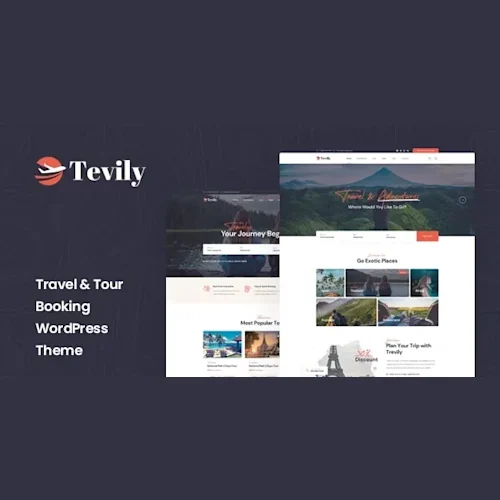Tevily - Travel & Tour Booking WordPress Theme