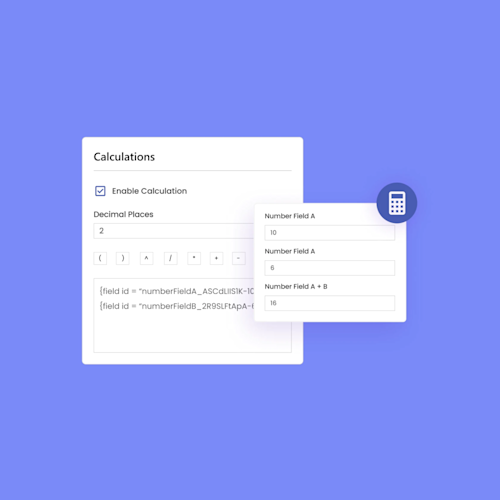 User Registration Calculations