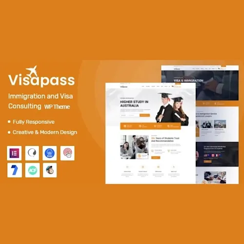 Visapass - Immigration Consulting WordPress Theme
