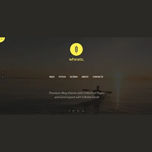 Wheats – Blogging WordPress Theme