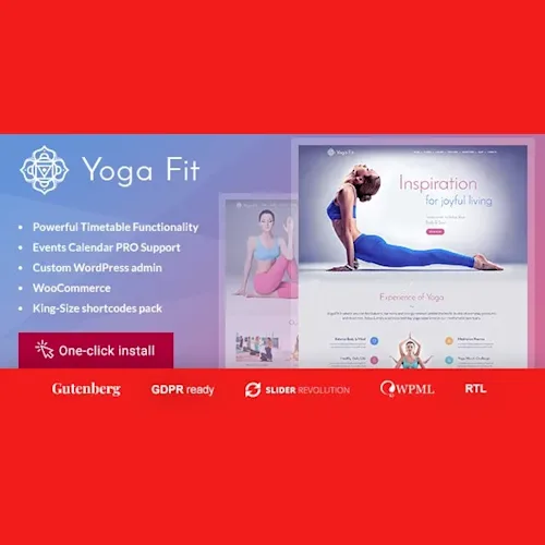 Yoga Fit - Sports & Fitness WordPress Theme