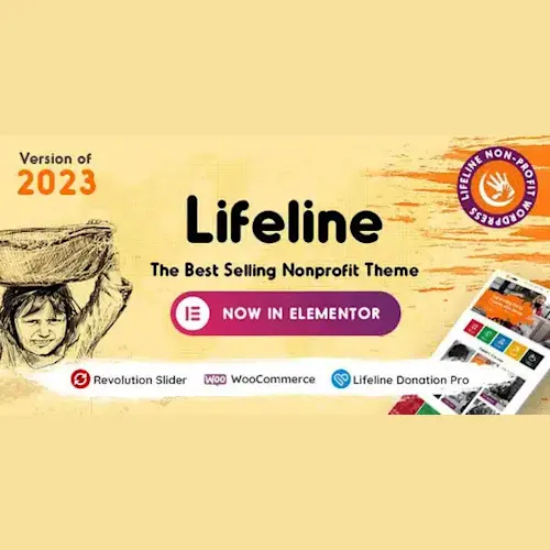 Lifeline – NGO Charity Fundraising WordPress Theme