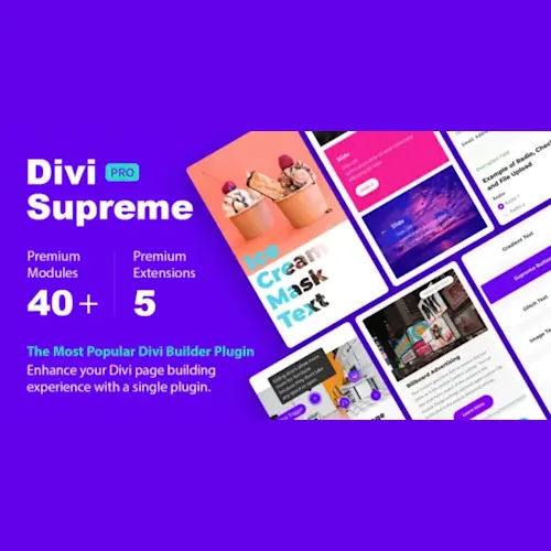 Divi Supreme Pro – Advanced Divi Page Builder Plugin