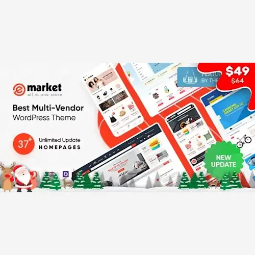eMarket – All-in-One Multi Vendor Marketplace Elementor WordPress Theme