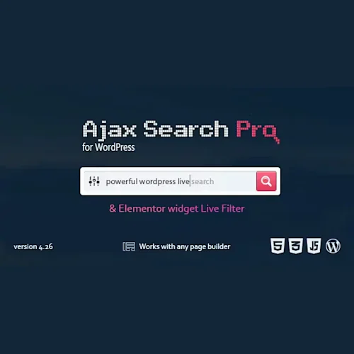 Ajax Search Pro – Advanced WordPress Search Plugin