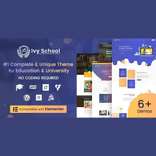 IvyPrep Education & School WordPress Theme