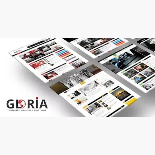Gloria – Multiple Concepts Blog Magazine WordPress Theme
