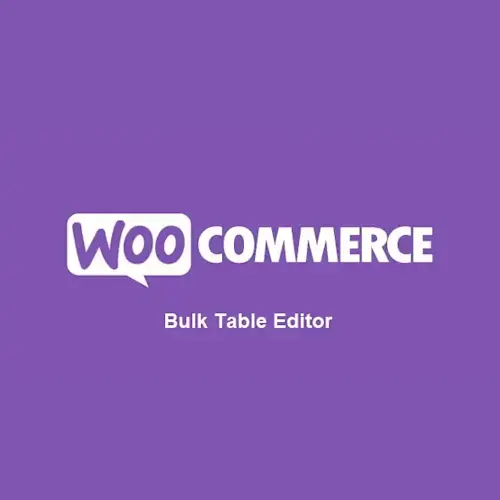 Bulk Table Editor for WooCommerce