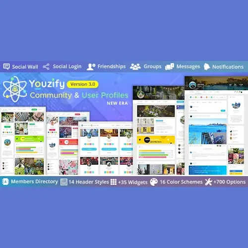 Youzify – BuddyPress Community & WordPress User Profile Plugin