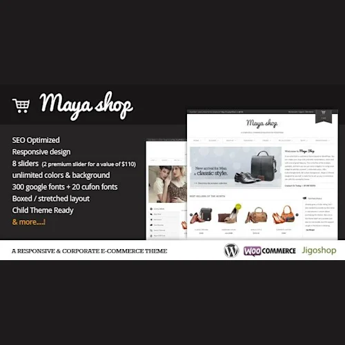 MayaShop Flexible Responsive e-Commerce Theme