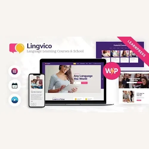 Lingvico Language Center & Training Courses WordPress Theme