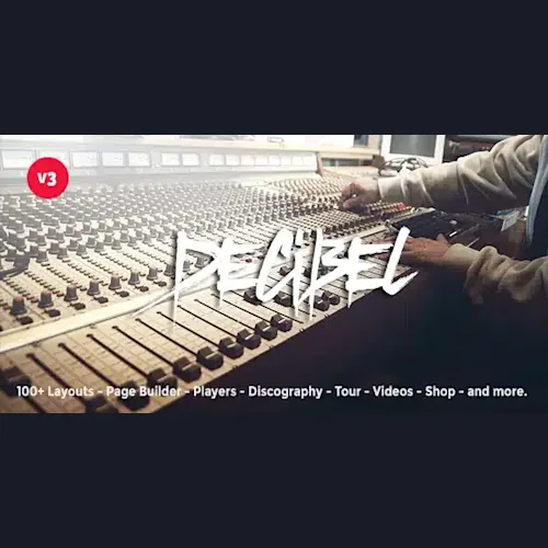 Decibel – Professional Music WordPress Theme