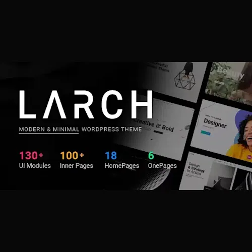 Larch – Responsive Minimal Multipurpose WordPress Theme