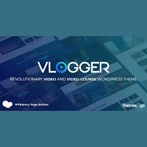 Vlogger Professional Video & Tutorials WordPress Theme