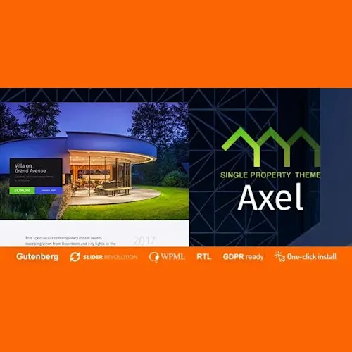 Axel - Single Property Real Estate Theme