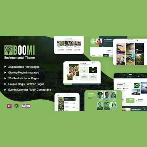 Boomi – Environment & Ecology WordPress Theme
